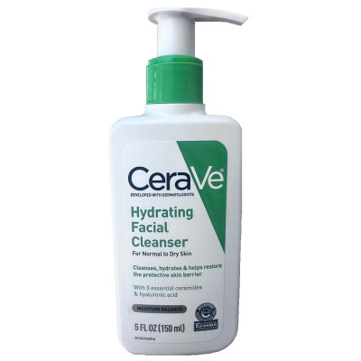 CERAVE - Limpiador facial -  Hydrating facial cleanser, 150 ml