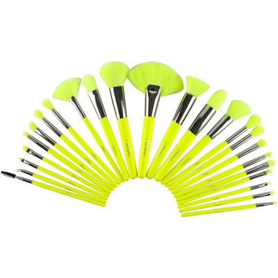 Beauty Creations - Set de 24 Brochas Amarillo Neon Beauty Creations - Set de 24 Brochas Amarillo Neon