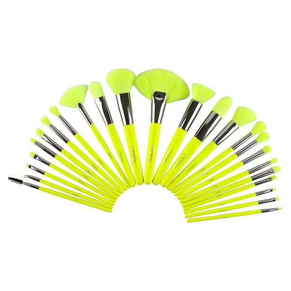Beauty Creations - Set de 24 Brochas Amarillo Neon
