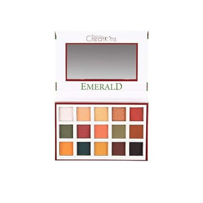 Beauty Creations - Paleta De 15 Sombras -EMERALD
